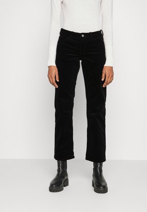 Stoffhose - black