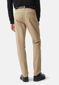 IKKS WITH SLANTED POCKETS - Chino - beige