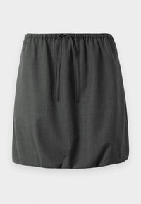 ROKO SKIRT - Μίνι φούστα - dark grey melange