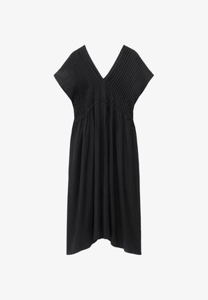 & OTHER STORIES, & OTHER STORIES PLEATED DOLMAN MIDI DRESS - Maksikleit - black
