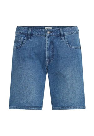 Solid, SDPAYTON - Jeansshort - middle blue denim
