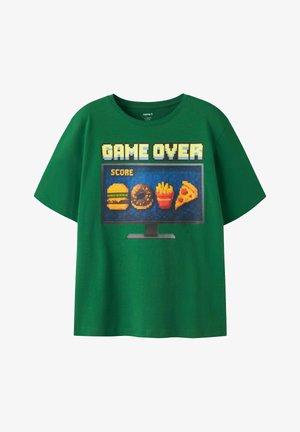 Name it, T-SHIRT REGULAR FIT - T-shirt imprimé - verdant green