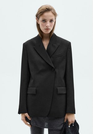 Klassischer Mantel - black