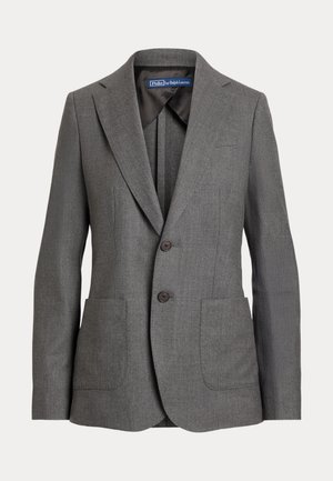 WOOL-BLEND FLANNEL BLAZER - Blazer - med grey