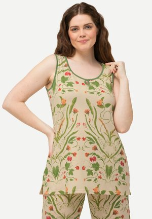 FLORAL TANK - Maglia del pigiama - pearl white