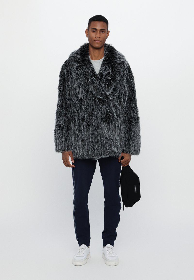 Michael Kors PEACOAT UNISEX  - Jachetă de iarnă - black/white