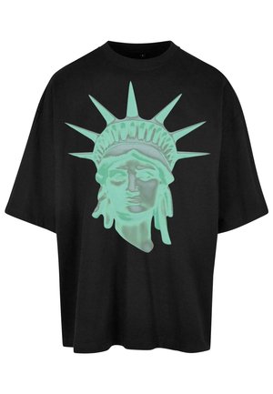 Upscale by Mister Tee LIBERTY - T-shirts med print - black
