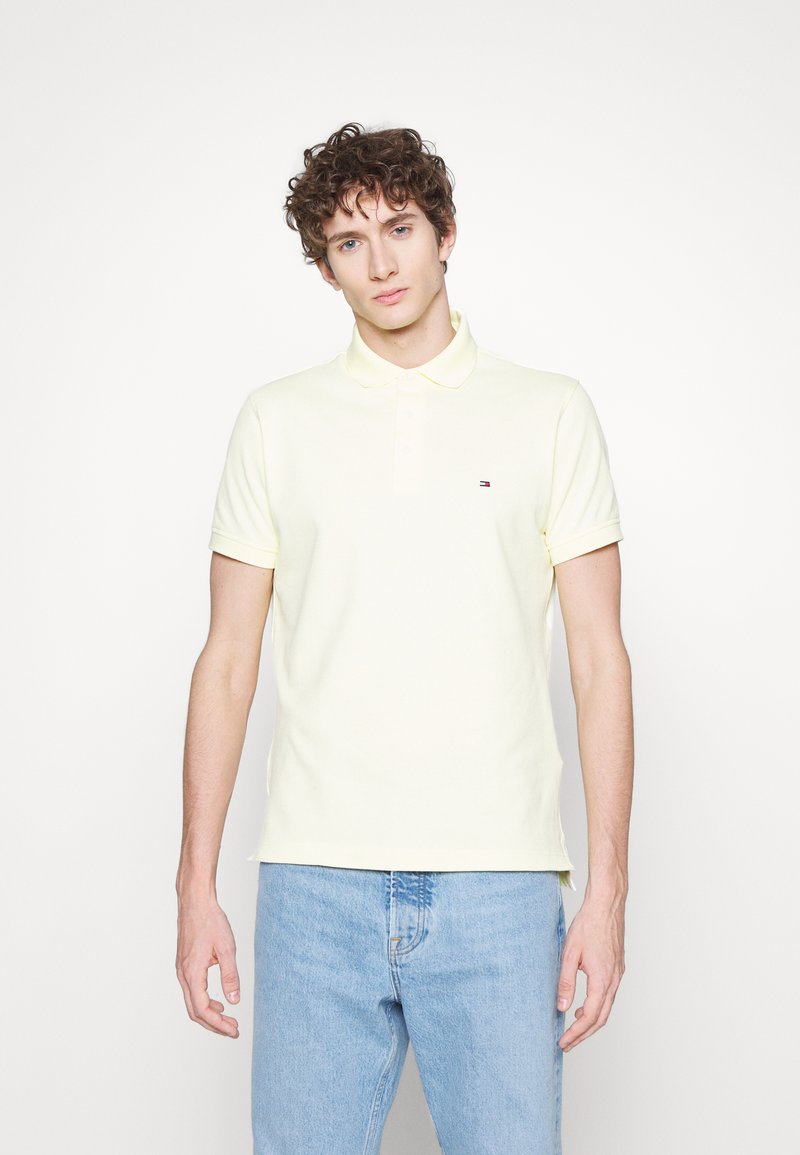 Tommy Hilfiger SLIM - Polo - light yellow