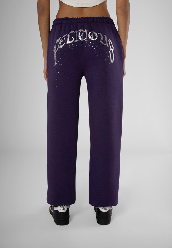 Jogginghose - rhinestones purple