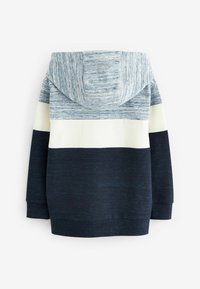 Next COLOURBLOCK - Sweat à capuche - navy blue  cream marl