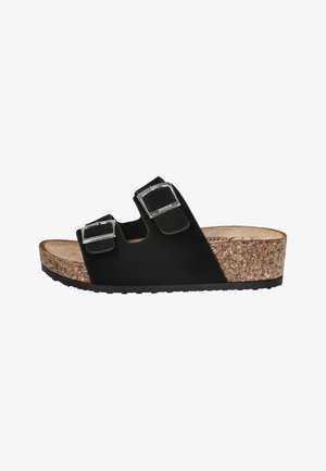 Bubble Bobble, Mules de tacón - black