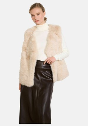 SOFT SLEEVELESS - Veste - lt beige