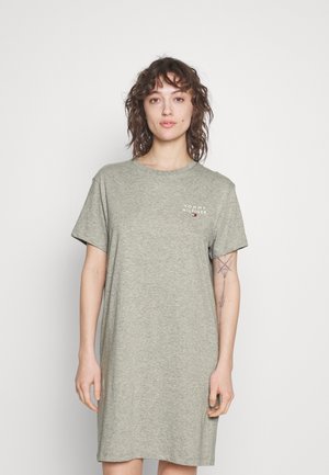 SHORT SLEEVE T-SHIRT DRESS - Nightie - light grey heather