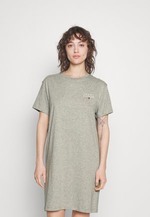 SHORT SLEEVE T-SHIRT DRESS - Camisón - light grey heather