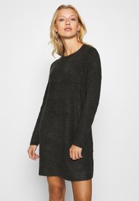 ONLY ONLCAROL L/S NOOS - Robe pull - dark grey melange