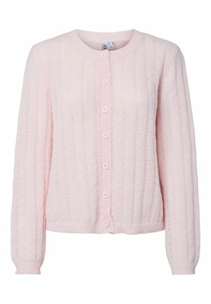 Pieces, KNITTED CARDIGAN PCADA - Gilet - roseate spoonbill