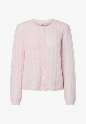 Pieces, KNITTED CARDIGAN PCADA - Gilet - roseate spoonbill