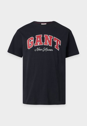 GANT, GRAPHIC - T-shirt con stampa - black