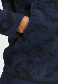 adidas Performance ULTIMATE365 PRINTED FLEECE - Giacca in pile - collegiate navy