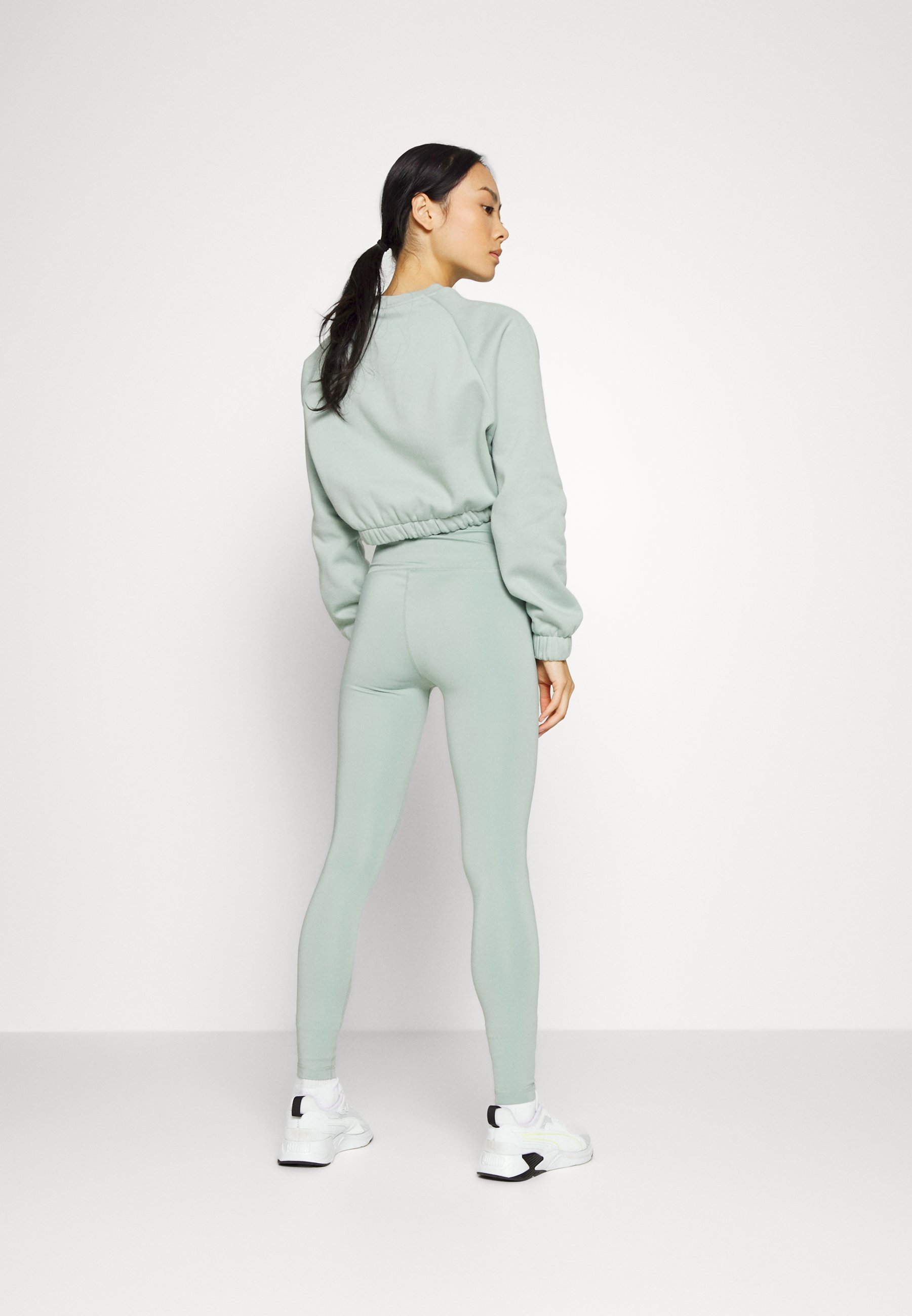 mint green puma leggings