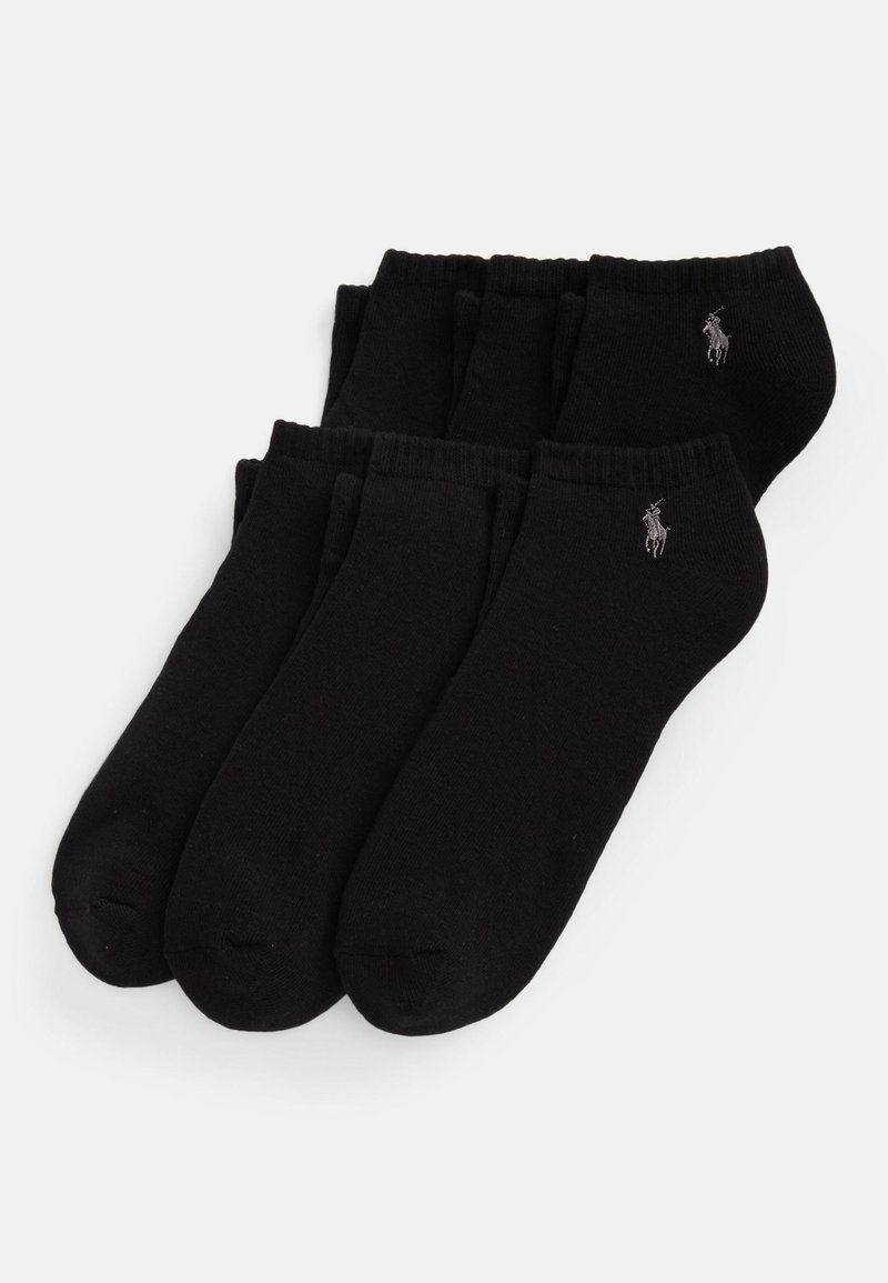 Polo Ralph Lauren CUSHIONED LOW CUT SOCK 6 PACK Sokker black/svart