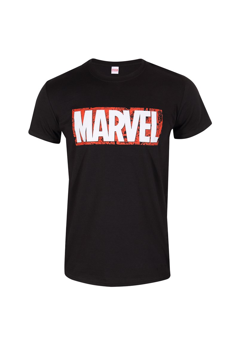 Henry Tiger MARVEL COMICS LOGO - Triko s potiskem - black