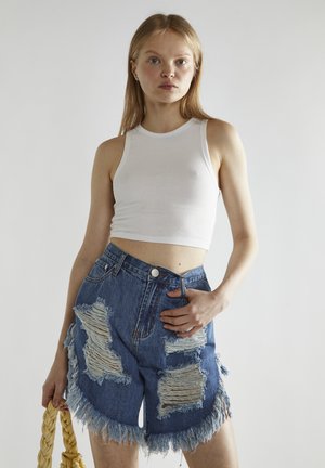 Denimshorts - dark stonewash