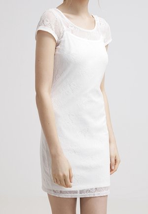 Jerseykleid - white