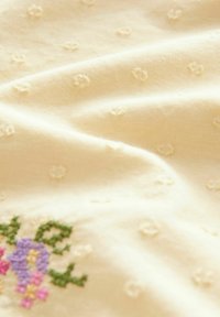 Next REGULAR FIT -EMBROIDERED PUFF SHORT SLEEVE - Camicetta - buttermilk yellow