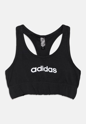 adidas Performance, JUNIOR GIRL LINEAR UNISEX - Soutien-gorge de sport - black/white