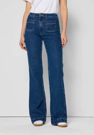 BIZUU DELPHI - Flared Jeans - blue