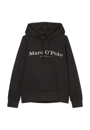 Felpa con cappuccio - black