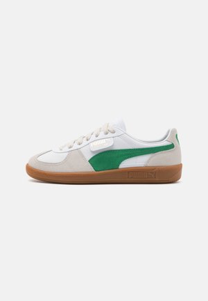 Puma PALERMO UNISEX - Baskets basses - white/vapor gray/archive green