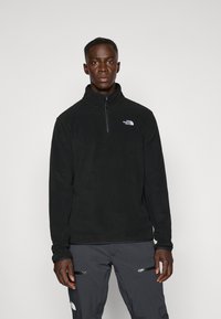 The North Face M GLACIER FLEECE 1/4 ZIP JACKET - Fleece trui - black