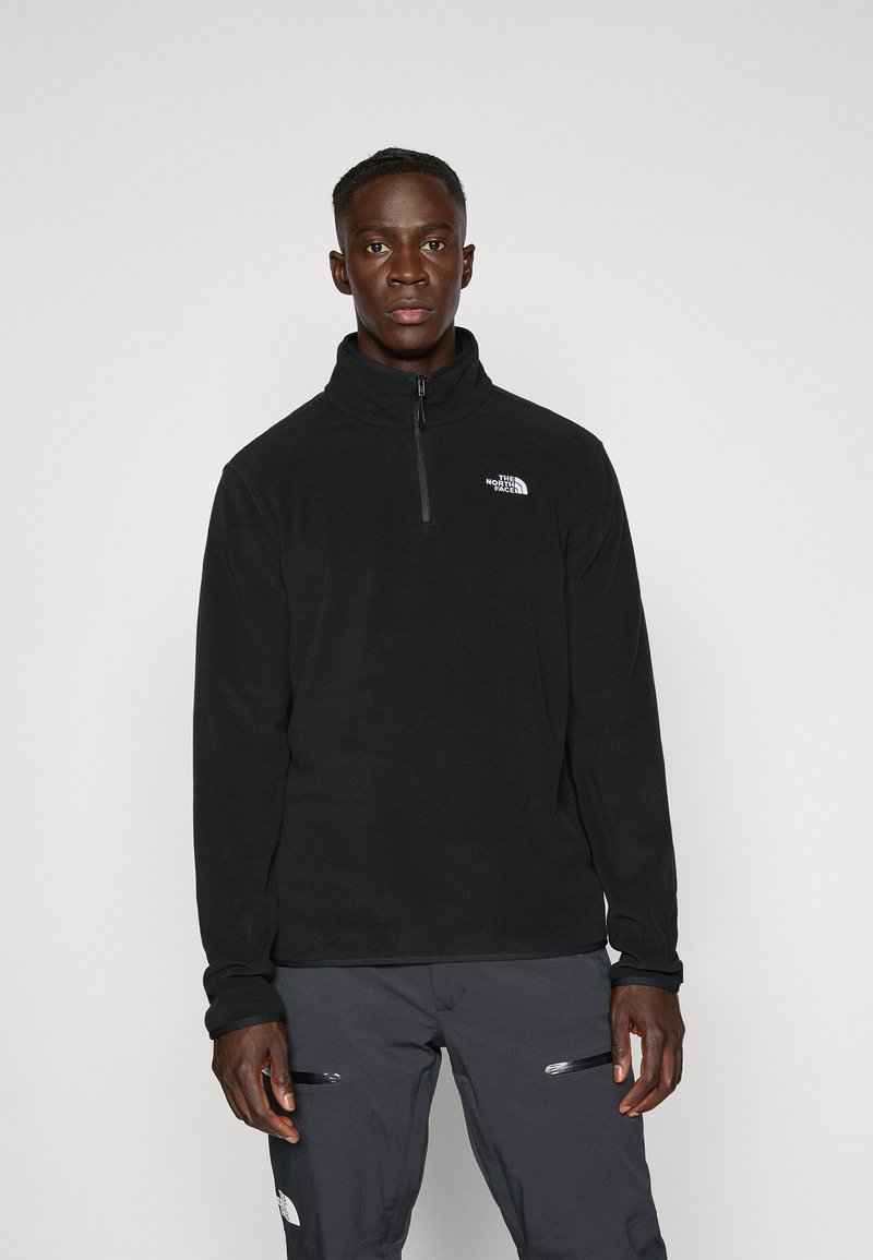 The North Face M GLACIER FLEECE 1/4 ZIP JACKET - Fleece trui - black