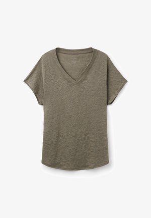 Intimissimi, THE PURE SHORT-SLEEVED - T-shirts basic - mottled olive