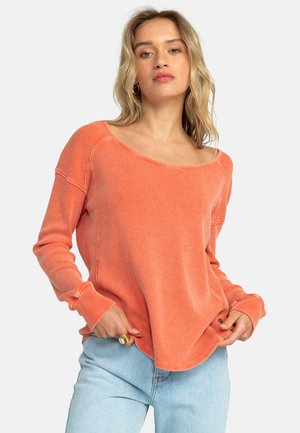 BOHO MIND LANGÄRMLIGES MIT WAFFEL - Pullover - orange