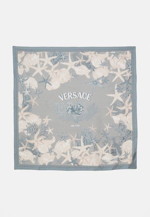 Versace FOULARD STAMPA UNIVERSITY CORAL UNISEX - Fular - concrete/grey/ivory