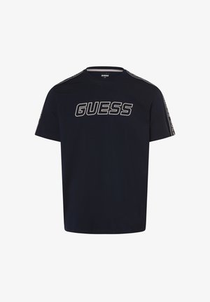 Guess, T-shirt con stampa - marine
