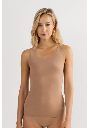 Intimissimi ROUND NECK AND RAW CUT - Unterhemd/-shirt - beige
