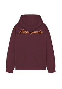Propaganda FELPA SNAKE ROSES - Felpa con cappuccio - garnet
