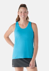 Smartwool ACTIVE ULTRALITE RACERBACK - T-Shirt sport - pool blue