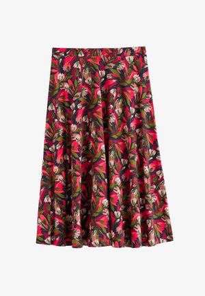 Seasalt Cornwall, SEASALT CORNWALL ORCHARD SKIRT - Jupe trapèze - abstract protea dark freesia