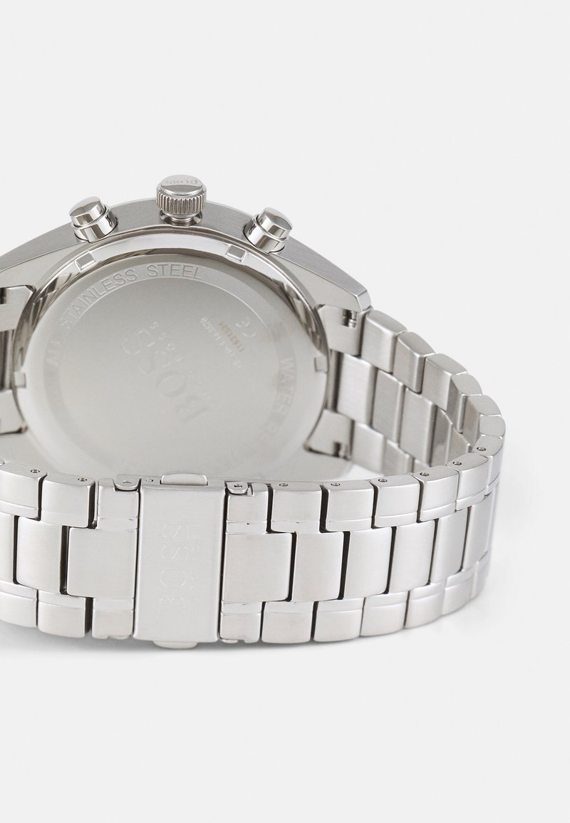 BOSS CHAMPION - Chronograph - silver-coloured/black/silberfarben 
