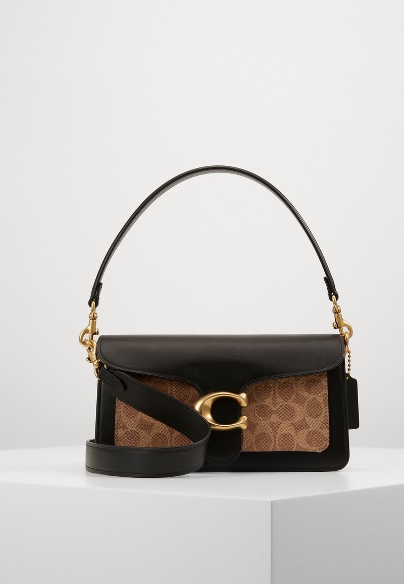 Coach SIGNATURE TABBY - Across body bag - tan black/tan - Zalando