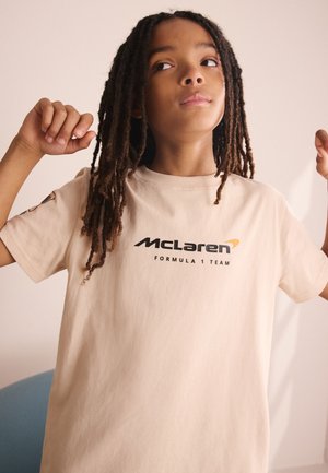 Next, REGULAR FIT - SINGLE SHORT PYJAMAS SET - Nattøj sæt - black ecru mclaren