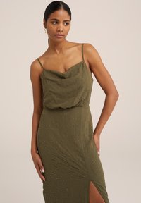 WE Fashion Společenské šaty - green