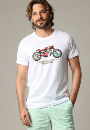 DEELUXE GASOLINE - T-shirt imprimé - White