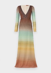 LONG DRESS - Pidulikud riided - multi brown/green/light blue