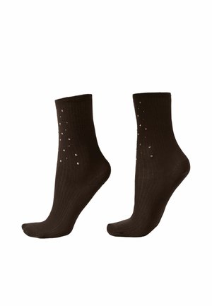 LITTLE STUDS - Strømper - brown